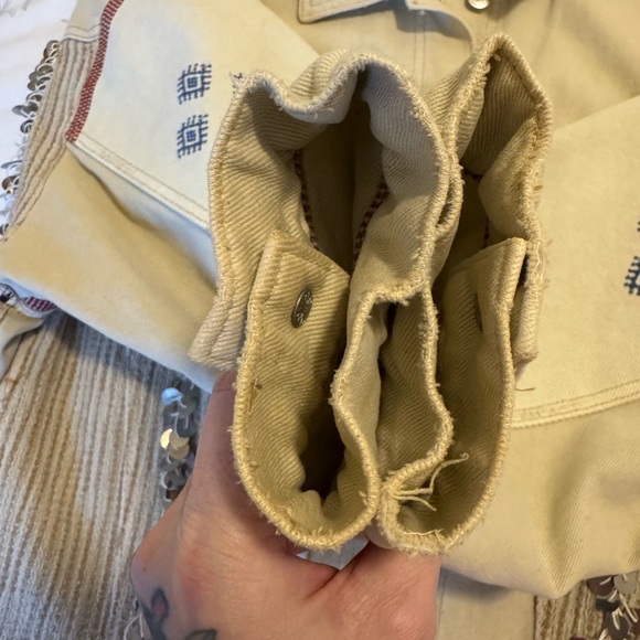 Free People Winter Cactus Denim Jacket - Picture 7 of 12